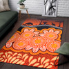 Australia Aboriginal Area Rug - Australian art background nature concept