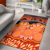 Australia Aboriginal Area Rug - Australian art background nature concept