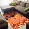 Australia Aboriginal Area Rug - Australian art background nature concept