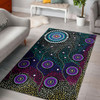 Australia Aboriginal Area Rug - Dreaming art aboriginal background