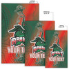 Souths Area Rug - Custom Anzac Rabbit Sport With Patterns Area Rug 12