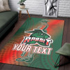 Souths Area Rug - Custom Anzac Rabbit Sport With Patterns Area Rug 9