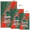 Souths Area Rug - Custom Anzac Rabbit Sport With Patterns Area Rug 6
