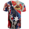 Australia Anzac Day Custom Patronage T-shirt - Anzac Spirit Bloods In My Veins