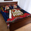 Australia Sydney Anzac Quilt Bed Set - Anzac Day Sydney Aboriginal Inspired Quilt Bed Set