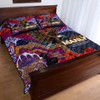 Australia Sea Eagles Anzac Quilt Bed Set - Lest We Forget Aboriginal Inspired Patterns Quilt Bed Set