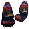 Australia Sea Eagles Anzac Car Seat Cover - Lest We Forget Aboriginal Inspired Patterns Car Seat Cover