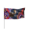 Australia Sea Eagles Anzac Flag - Lest We Forget Aboriginal Inspired Patterns Flag