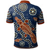 Australia Aboriginal Inspired Polo Shirt - Platypus And Fish Patterns Polo Shirt