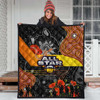 All Stars Rugby Anzac Aboriginal Inspired Quilt - All Stars with Anzac Day with Poppy Flower Quilt