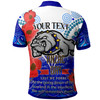 Australia  Custom Polo Shirt - Anzac Poppy Flowers Lest We Forget