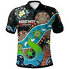 Australia Naidoc Week Custom Polo Shirt - Torres Strait Island Naidoc Week Aboriginal Inspired Polo Shirt