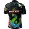 Australia Naidoc Week Custom Polo Shirt - Torres Strait Island Naidoc Week Aboriginal Inspired Polo Shirt