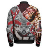 Illawarra and St George Indigenous Custom Patronage Bomber Jacket - Illawarra and St George Bloods In My Veins