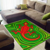 Australia Aboriginal Area Rug - Aboriginal Dreamtime Lizard