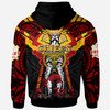 Waikato Chiefs Anzac Day Custom Hoodie - Remembrance Chiefs With Maori Patterns And Poppy Flowers