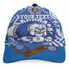 Australia City of Canterbury Bankstown Custom Cap - Indigenous Doggies Blue and Whites Aboriginal Inspired Cap