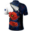 New Zealand Warriors Anzac Day Polo Shirt - Lest we forget