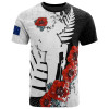 New Zealand Warriors T-shirt - Anzac Day Poppy Flower