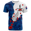 New Zealand Warriors Anzac Day T-shirt - Lest We Forget Military Patterns