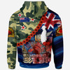 New Zealand Anzac Camouflage Curve Hoodie - Remembrance Anzac Day and the Dawn Service Hoodie