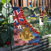 Australia Anzac Camouflage Curve Flag - Remembrance Anzac Day and the Dawn Service Flag