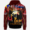 Australia Anzac Hoodie - Custom The and Torres Strait Islander Commemorative Hoodie