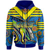 Parramatta Eels Hoodie - Custom Electric Eel With Aboriginal Inspired Patterns Hoodie