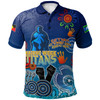 Gold Coast Titans Naidoc Polo Shirt - Custom Get up! Stand up! Show up! Indigenous Naidoc Gold Coast Titans Polo Shirt