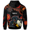 Penrith Panthers Hoodie - Custom Penrith Panthers Aboriginal Inspired with Ball Indigenous Style of Dot Painting Traditional