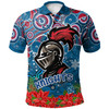 Newcastle Knights Christmas Custom Polo Shirt - Christmas Super Newcastle Knights Polo Shirt