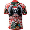 Illawarra and St George Indigenous Christmas Custom Polo Shirt - Merry Christmas Illawarra and St George Polo Shirt