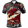 St. George Illawarra Dragons Polo Shirt - Custom Dragons Pattern Naidoc Week Polo Shirt