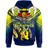 Parramatta Eels Hoodie - Custom Naidoc Week Parramatta Eels With Aboriginal Inspired Pattern ''Get up, Stand Up, Show Up' Hoodie