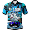 Cronulla-Sutherland Sharks Polo Shirt - Custom Naidoc Cronulla-Sutherland Sharks No Rules Zone Ball Torres Strait with Aboriginal Inspired Culture