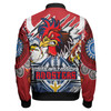 Australia East Sydney Custom Bomber Jacket - Super Indigenous East Victory Is Our Scratch Style Bomber Jacket