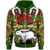 South Sydney Rabbitohs Hoodie - South Sydney Rabbitohs Ball Naidoc Week ''Get up, Stand Up, Show Up'' Aboriginal Inspired Dot Painting Style Hoodie