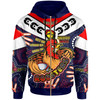 Sydney Roosters Hoodie - Custom Naidoc Week Sydney Roosters Ball With Aboriginal Inspired Dot Painting Pattern Hoodie