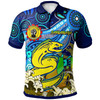 Parramatta Eels Naidoc Week Custom Polo Shirt - Aboriginal Inspired Patterns Polo Shirt