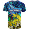 Parramatta Eels Naidoc Week Custom T-Shirt - Aboriginal Inspired Patterns T-Shirt