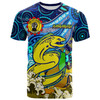 Parramatta Eels Naidoc Week Custom T-Shirt - Aboriginal Inspired Patterns T-Shirt