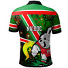 South Sydney Rabbitohs Custom Polo Shirt - Aboriginal Inspired Traditional Patterns with Torres Strait