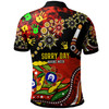 Australia Naidoc Week Polo Shirt - Naidoc Week Sorry Day Indigenous Aboriginal Inspired Culture Turtle and Boomerang Polo Shirt