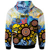 Australia Naidoc Week Hoodie - Custom Celebrate Naidoc Aboriginal Inspired Culture with Torres Strait Flag Colour Hoodie