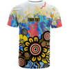 Australia Naidoc Week T-shirt - Custom Celebrate Naidoc Aboriginal Inspired Culture with Torres Strait Flag Colour T-shirt