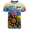 Australia Naidoc Week T-shirt - Custom Celebrate Naidoc Aboriginal Inspired Culture with Torres Strait Flag Colour T-shirt