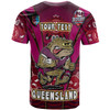 Cane Toads T-Shirt - Custom Cane Toads Mascot With Aboriginal Inspired Art T-Shirt