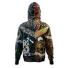 Australia Aboriginal Inspired Hoodie - Australia Aotearoa with Maori and Aboriginal Inspired Culture Hoodie