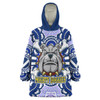 Australia City of Canterbury Bankstown Custom Snug Hoodie - Indigenous Mighty Super Berries Tribal Footprints Oodie