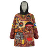 Australia NAIDOC Week Snug Hoodie - Aussie Naidoc Boy With Animals In Aboriginal And Torres Strait Islander Culture Oodie Blanket